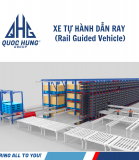 Xe Tự Hành Dẫn Ray (Rail Guided Vehicle) - loại đơn tốc độ cơ bản (120 m/phút)