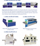 Băng chuyền sấy UV 6 bóng