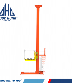 Xe Nâng Tự Động (Stacker Crane) - Cột đơn, tải nặng, loại đơn sâu